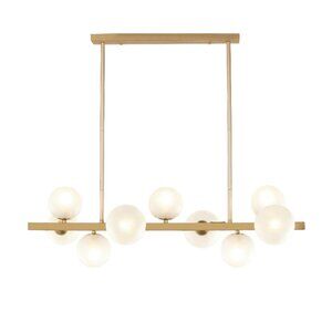 Modern Light Luxury Chandelier with Horizontal Suspension for Kitchen